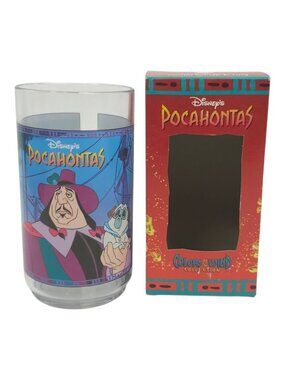 Walt Disney Pocahontas Governor Ratcliffe Percy Plastic Glass 1994 Burger King